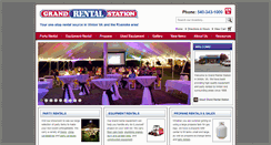 Desktop Screenshot of grandrentalvinton.com
